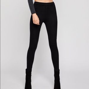 BCBG Faux Suede Leggings